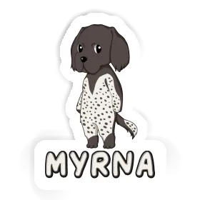 Myrna Autocollant Petit Münsterländer Image