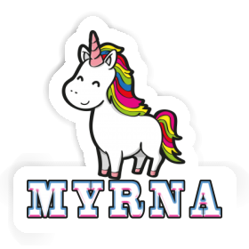Licorne Autocollant Myrna Image