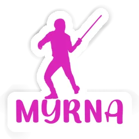 Aufkleber Myrna Fechter Image