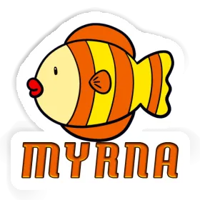Autocollant Poisson Myrna Image