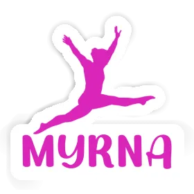Autocollant Myrna Gymnaste Image