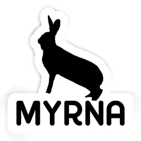 Autocollant Lapin Myrna Image