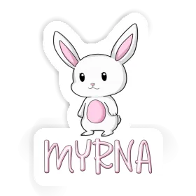 Myrna Autocollant Lapin Image