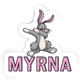 Autocollant Myrna Lapin Image