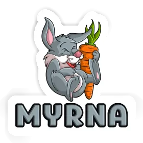 Lapin de Pâques Autocollant Myrna Image