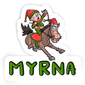 Myrna Autocollant Cheval Image