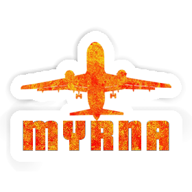 Autocollant Myrna Jumbo-Jet Image