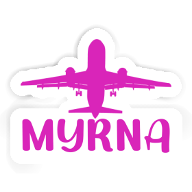 Autocollant Jumbo-Jet Myrna Image
