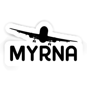 Autocollant Avion Myrna Image