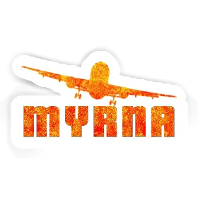 Avion Autocollant Myrna Image