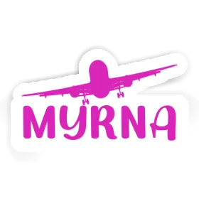 Avion Autocollant Myrna Image