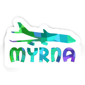 Jumbo-Jet Autocollant Myrna Image