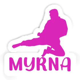 Sticker Myrna Karateka Image