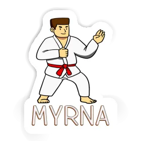 Sticker Myrna Karateka Image