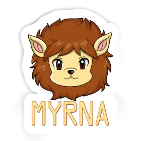 Aufkleber Myrna Löwe Image