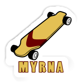 Myrna Autocollant Longboard Image