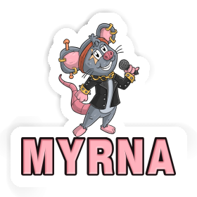 Myrna Autocollant Chanteuse Image