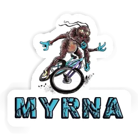 Biker Sticker Myrna Image