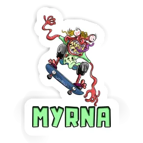 Autocollant Skateur Myrna Image
