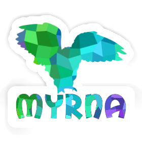 Autocollant Hibou Myrna Image