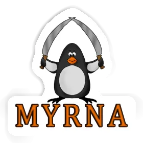 Sticker Kampfpinguin Myrna Image