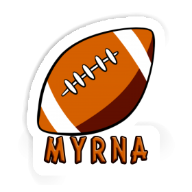 Rugby Autocollant Myrna Image