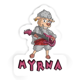 Myrna Autocollant Rockergirl Image