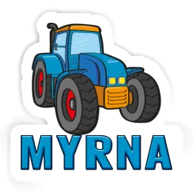 Autocollant Tracteur Myrna Image