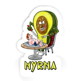 Myrna Aufkleber Avocado Image