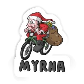 Myrna Autocollant Cycliste Image