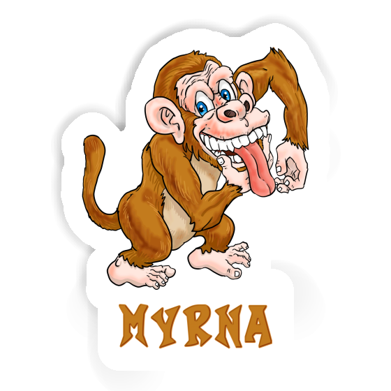 Sticker Myrna Affe Laptop Sticker Myrna Affe Laptop Image