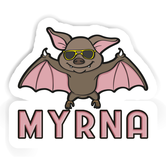 Sticker Myrna Bat Laptop Image
