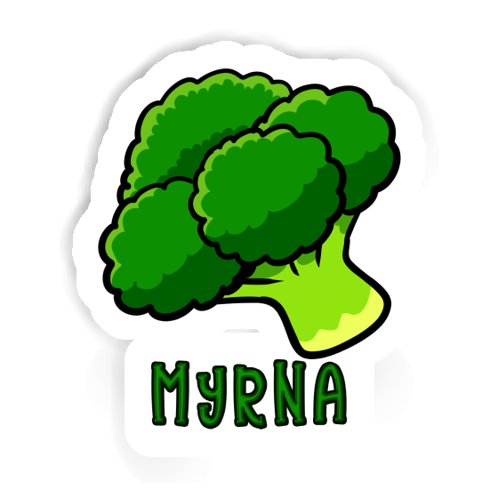 Sticker Broccoli Myrna Notebook Sticker Broccoli Myrna Gift package Image