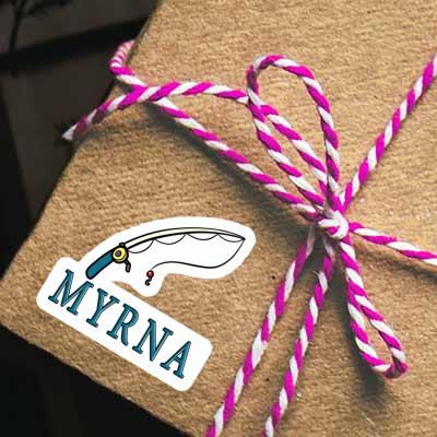 Autocollant Myrna Canne à pêche Notebook Autocollant Myrna Canne à pêche Gift package Image