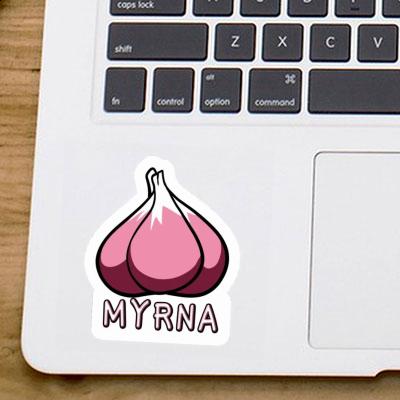 Garlic clove Sticker Myrna Notebook Garlic clove Sticker Myrna Notebook Image