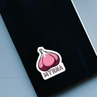 Garlic clove Sticker Myrna Notebook Garlic clove Sticker Myrna Gift package Image