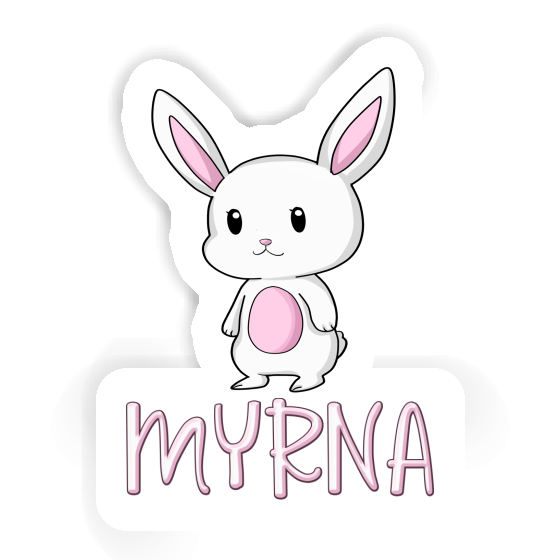 Myrna Autocollant Lapin Notebook Myrna Autocollant Lapin Notebook Image