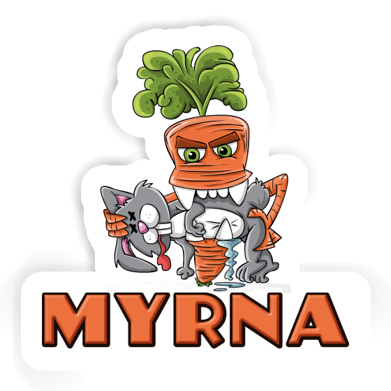 Sticker Monster Carrot Myrna Laptop Sticker Monster Carrot Myrna Laptop Image