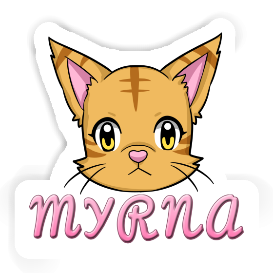 Myrna Sticker Cathead Image