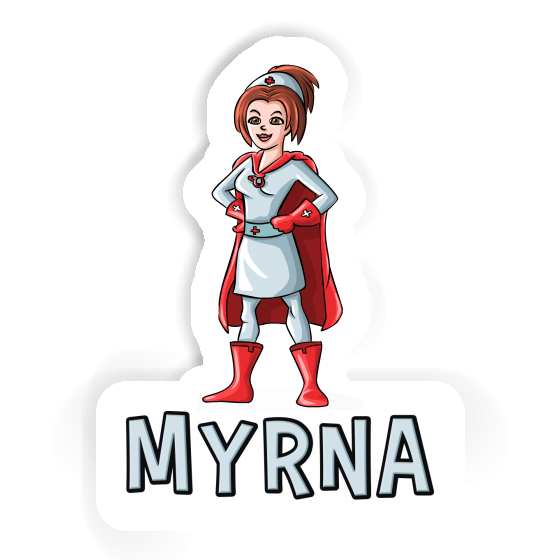 Myrna Autocollant Infirmière Notebook Myrna Autocollant Infirmière Gift package Image