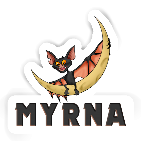 Sticker Myrna Fledermaus Laptop Sticker Myrna Fledermaus Laptop Image
