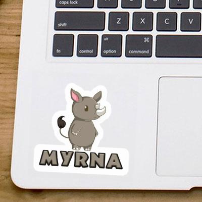 Aufkleber Myrna Nashorn Laptop Aufkleber Myrna Nashorn Laptop Image