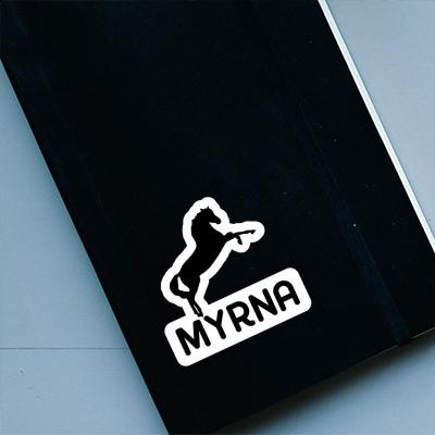 Sticker Pferd Myrna Notebook Image