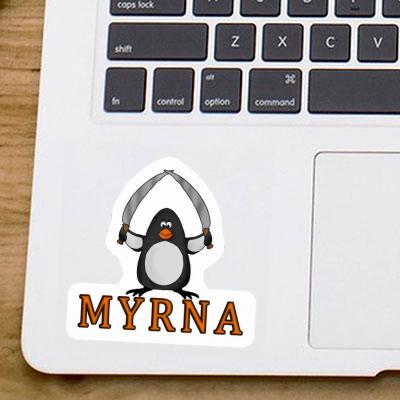 Sticker Kampfpinguin Myrna Sticker Kampfpinguin Myrna Image