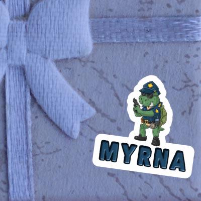 Autocollant Policier Myrna Laptop Image