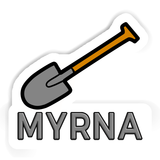 Schaufel Sticker Myrna Laptop Image