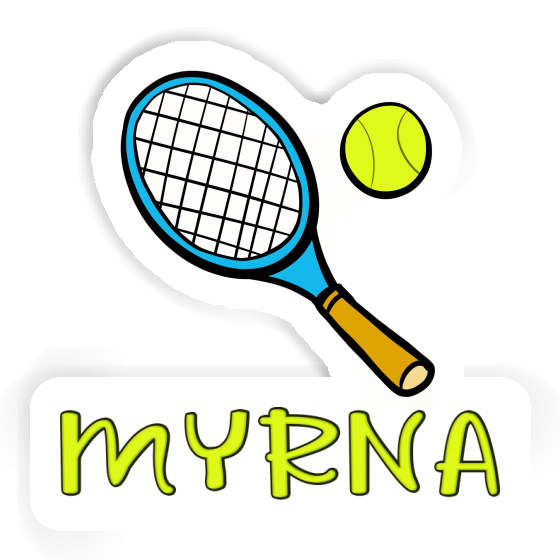 Sticker Myrna Tennis Racket Gift package Image