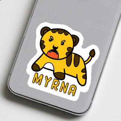 Aufkleber Myrna Baby-Tiger Notebook Aufkleber Myrna Baby-Tiger Gift package Image