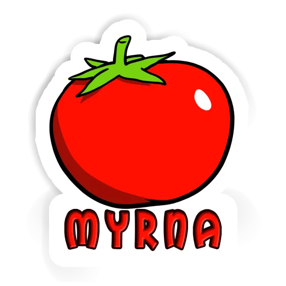 Tomato Sticker Myrna Notebook Image