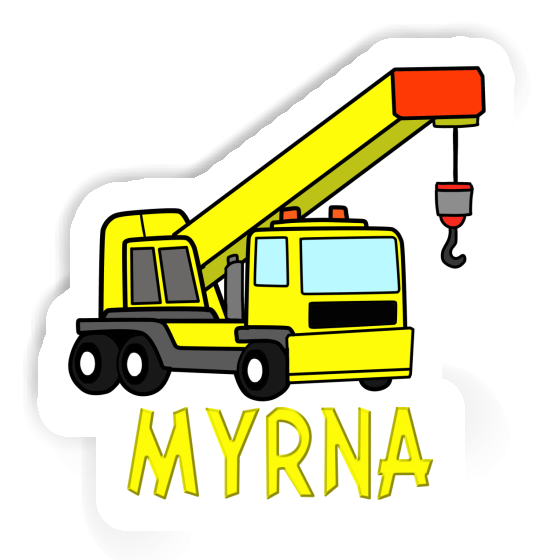 Autocollant Grue Myrna Autocollant Grue Myrna Image